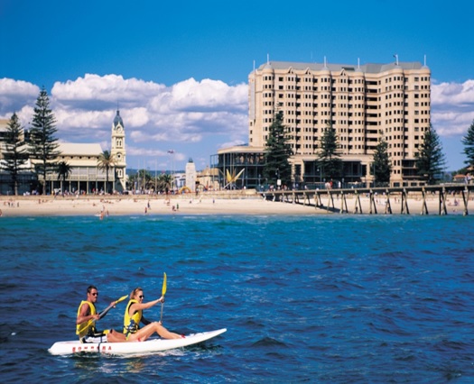 Students on kayak